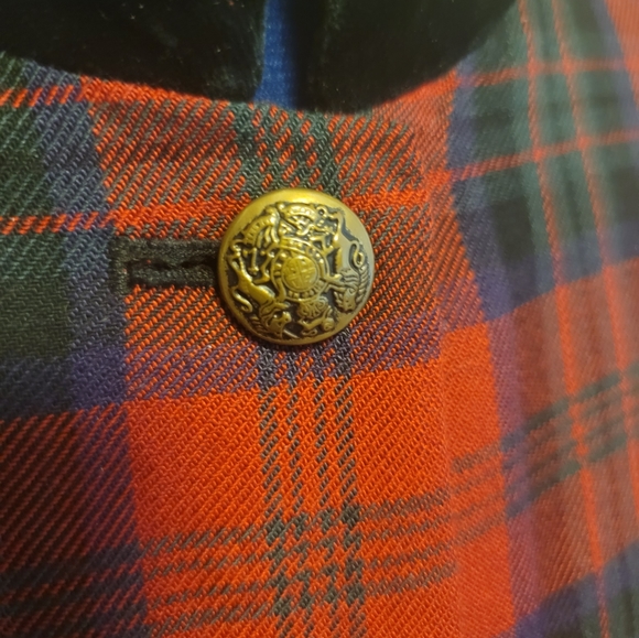 Evan picone red tartan wool dress - Picture 4 of 6